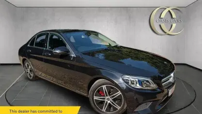 Used Mercedes C220 Premium Plus 194 HP (142 kW) 2019 Black Sedan