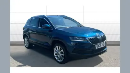 Used Skoda Karoq SE L 150 HP (110 kW) 2020 Blue SUV