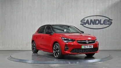 Used Vauxhall Corsa-e SRi 100 kW (136 HP) 2021 Red Hatchback