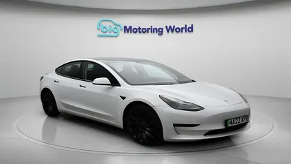 Used Tesla Model 3 Performance 461 kW (627 HP) 2022 White Sedan