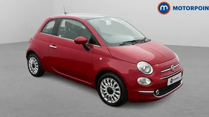 Used Fiat 500 Lounge 69 HP (50 kW) 2018 Red Hatchback