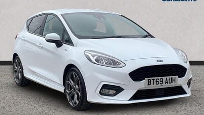 Usado Ford Fiesta ST-Line X 140 HP (102 kW) 2019 Branco Citadino