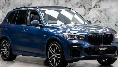 Blue Used 2021 BMW X5 M Sport SUV | £43,989 (Fair price)