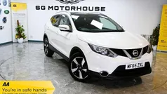 White Used 2015 Nissan Qashqai N-TEC SUV | £8,695 (Fair price)