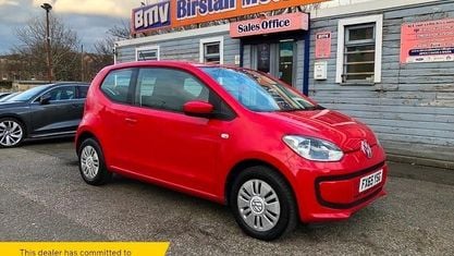 Usado VW up! move up! 60 HP (44 kW) 2015 Vermelho Citadino