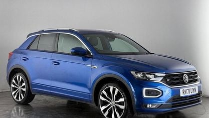 Usado VW T-Roc R-line 150 HP (110 kW) 2021 Azul SUV