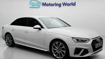 Used Audi A4 S-Line 150 HP (110 kW) 2021 White Sedan