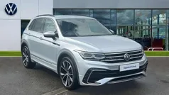Silver Used 2021 VW Tiguan R-line SUV | £29,415 (Fair price)