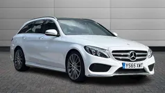 White Used 2016 Mercedes C220 AMG Line Premium Estate | £13,795 (Fair price)