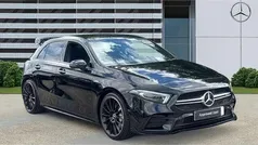 Black Used 2022 Mercedes A35 AMG Premium Plus Hatchback | £32,807 (Fair price)