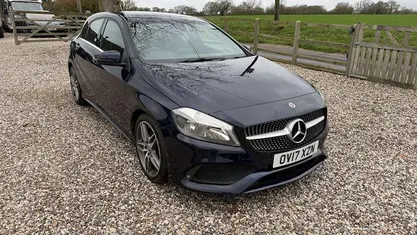 Used Mercedes A180 Executive 109 HP (80 kW) 2017 Blue Hatchback