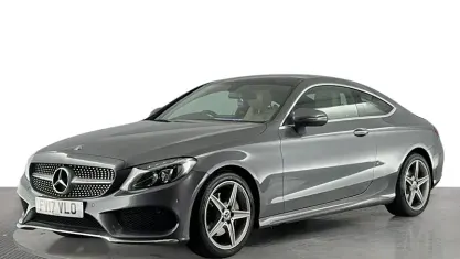 Used Mercedes C200 AMG Line Premium 184 HP (135 kW) 2017 Grey Coupe