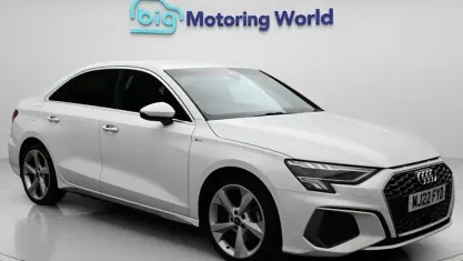 Used Audi A3 S-Line 110 HP (80 kW) 2022 White Sedan