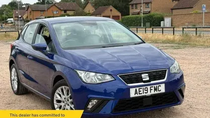 Used Seat Ibiza SE Technology 80 HP (58 kW) 2019 Blue Hatchback