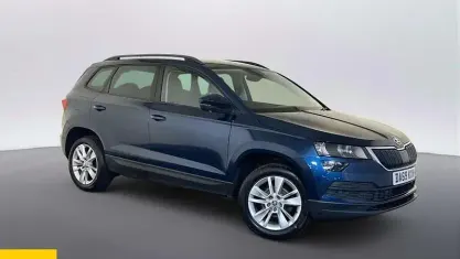 Used Skoda Karoq SE Technology 116 HP (85 kW) 2019 Blue SUV