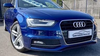 Used Audi A4 S-Line 150 HP (110 kW) 2015 Blue Sedan