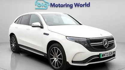 Used Mercedes EQC400 AMG line 300 kW (408 HP) 2022 White SUV