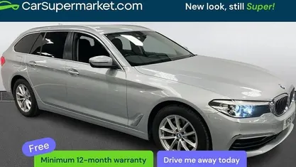 Used BMW 520 190 HP (139 kW) 2019 Silver Estate