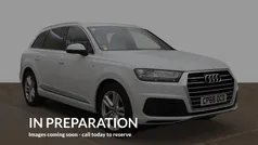 White Used 2018 Audi Q7 S-Line SUV | £24,720 (Fair price)
