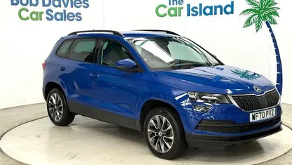 Used Skoda Karoq SE Drive 150 HP (110 kW) 2020 Blue SUV