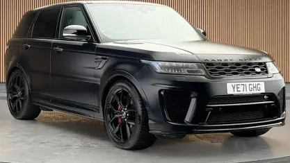 Used Land Rover Range Rover Sport SVR 575 HP (422 kW) 2021 Black SUV