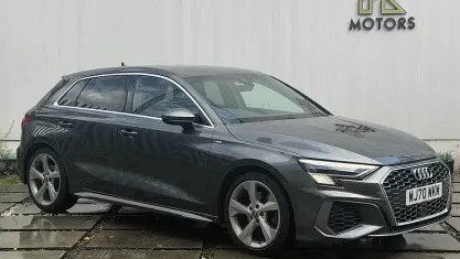 Used Audi A3 Sportback S-Line 150 HP (110 kW) 2020 Grey Hatchback