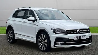 Used VW Tiguan R-line 150 HP (110 kW) 2018 White SUV