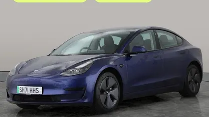 Used Tesla Model 3 Standard Range 208 kW (283 HP) 2021 Blue Sedan