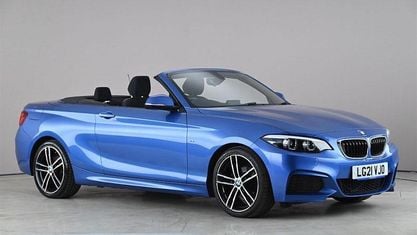 Begagnad BMW 218 M Sport 136 HK (100 kW) 2021 Blå Cab