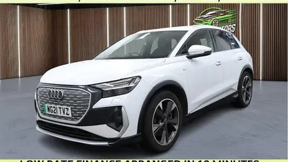 White Used 2021 Audi Q4 e-tron Comfort SUV | £18,888 (Good price)