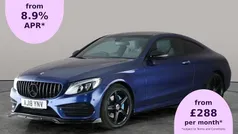 Blue Used 2018 Mercedes C200 AMG Line Premium Coupe | £15,914 (Fair price)