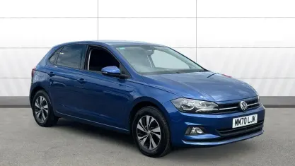 Second-hand VW Polo Match 95 CP (69 kW) 2021 Albastru Hatchback