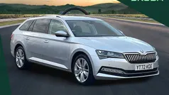 Brilliant silver metallic Used 2022 Skoda Superb SE L Estate | £22,990 (Fair price)