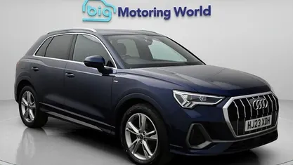 Begagnad Audi Q3 S-Line 150 HK (110 kW) 2023 Blå SUV