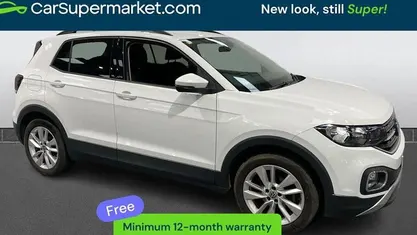 Used VW T-Cross Active 110 HP (80 kW) 2021 White SUV