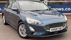 Blue Used 2018 Ford Focus Titanium Hatchback | £10,325 (Fair price)