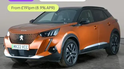 Used Peugeot e-2008 Premium 100 kW (136 HP) 2022 Orange SUV
