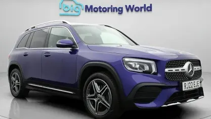 Used Mercedes GLB200 AMG line 163 HP (119 kW) 2022 Blue SUV