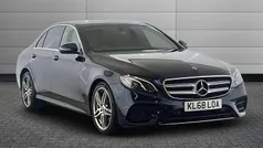 Cavansite blue Used 2019 Mercedes E220 AMG line Sedan | £20,895 (Good price)