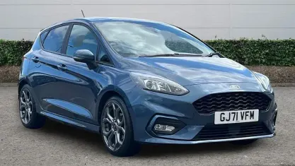 Used Ford Fiesta ST-Line 101 HP (74 kW) 2021 Blue Hatchback