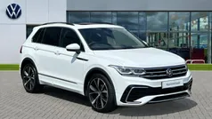 Pure white Used 2022 VW Tiguan R-line SUV | £29,603 (Fair price)