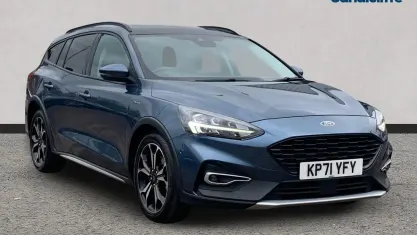 Used Ford Focus Active X 125 HP (91 kW) 2021 Chrome blue (premium paint) Estate