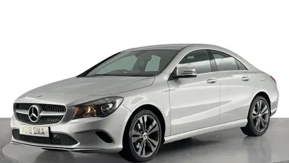 Used Mercedes CLA180 122 HP (89 kW) 2017 Silver Coupe