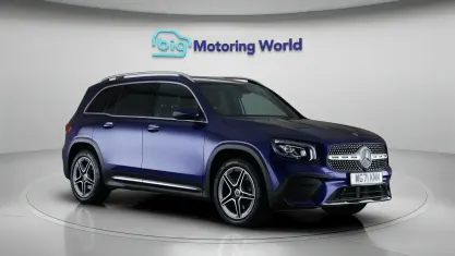 Used Mercedes GLB200 AMG line 163 HP (119 kW) 2021 Blue SUV