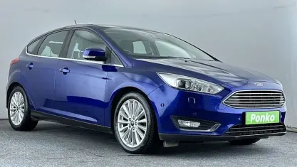 Used Ford Focus Titanium X 150 HP (110 kW) 2017 Blue Hatchback