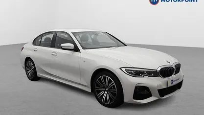 White Used 2021 BMW 330e M Sport Sedan | £21,299 (Fair price)