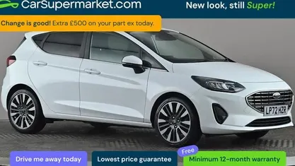 Used Ford Fiesta Titanium X 125 HP (91 kW) 2021 White Hatchback