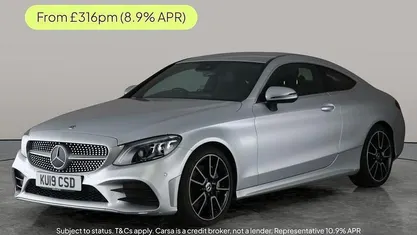 Silver Used 2019 Mercedes C300 AMG Line Premium Coupe | £18,927 (Good price)