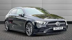 Black Used 2021 Mercedes A35 AMG Premium Hatchback | £23,495 (Fair price)