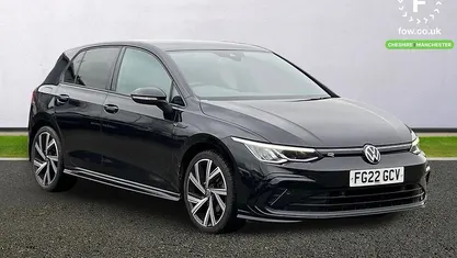 Used VW Golf VIII R-line 150 HP (110 kW) 2022 Black Hatchback